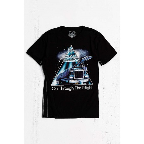 Def Leppard Playera On Through the Night