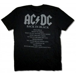 AC/DC Playera Back In Black 35th Anniversary