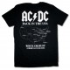 AC/DC Playera Back In Black / Rock or Burst 2016