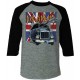 Def Leppard Playera On Through The Night Raglan