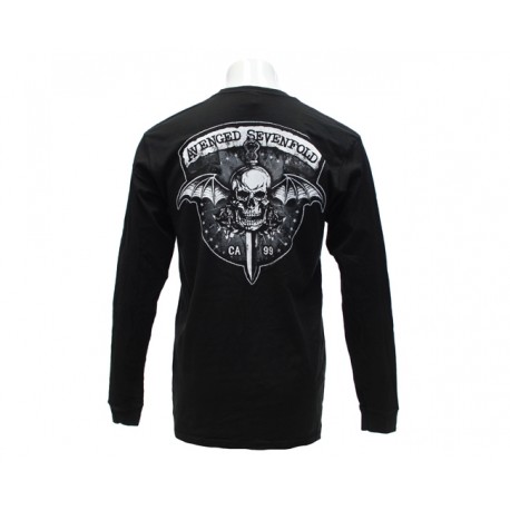 Avenged Sevenfold Playera Biker Bat LS