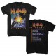 Def Leppard Playera Pyromania Tracklist