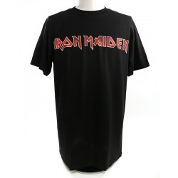 Iron Maiden Playera Distressed Logo