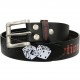 Social Distortion Studded Belt Dice Logo