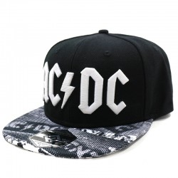 AC/DC Sublimated BW Cap