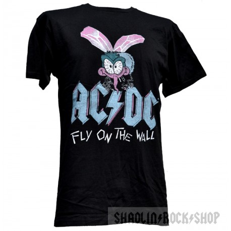 AC/DC Playera Fly On The Wall European Tour 1986