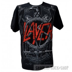 Slayer Playera Black Eagle World Painted Blood Lyrics