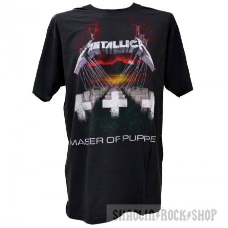 Metallica Playera Master Of Puppets Gray