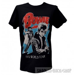 David Bowie Playera 1972 World Tour