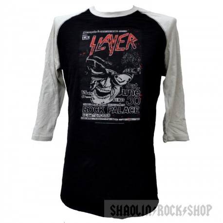 Slayer Playera Raglan Rock Palace Flyer