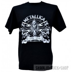 Metallica Shirt World Magnetic Tour Skulls