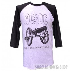 AC/DC Shirt Raglan For Those About To Rock