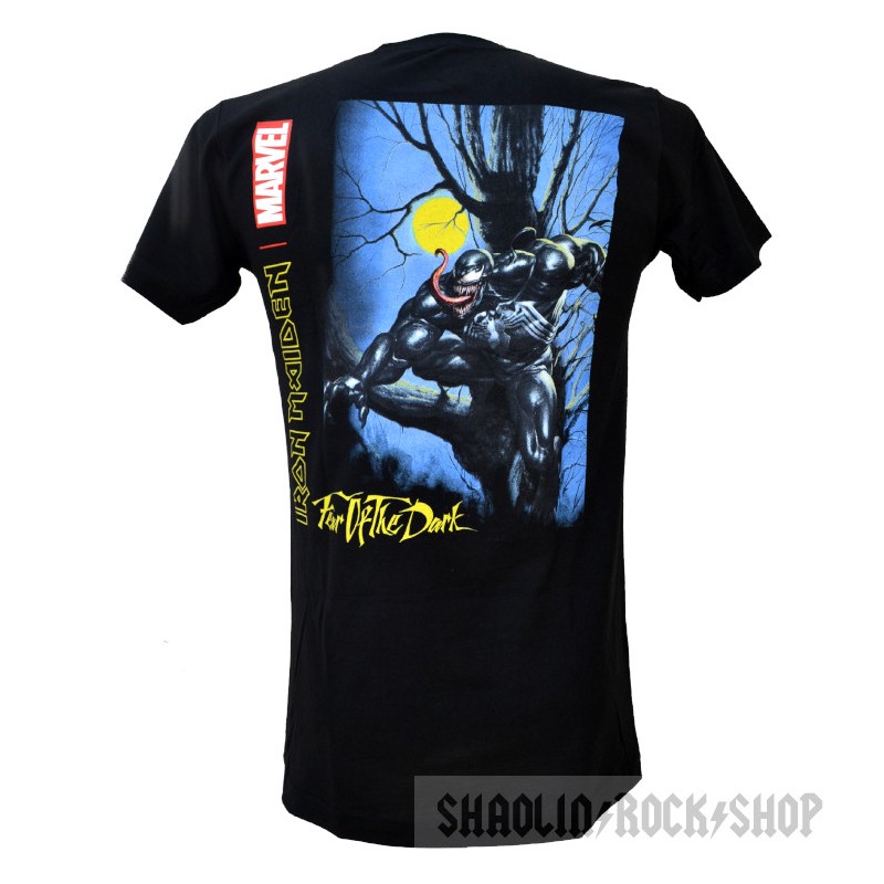 Iron Maiden x Marvel Playera Venom x Fear of the Dark - Shaolin Rock Shop