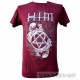 HIM Playera Heartagram Wine