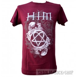 HIM Shirt Heartagram Wine