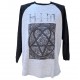 HIM Slim Fit Shirt Heartagram Raglan