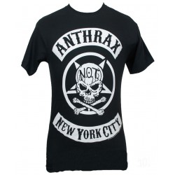 Anthrax Playera Biker Skull