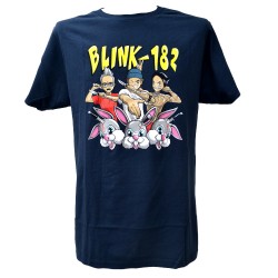 Blink 182 Playera Slim Fit Cartoon