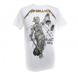 Metallica Playera ...And Justice For All Album Cover White