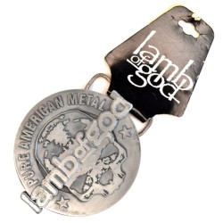 Lamb Of God Belt Buckle Pure American Metal