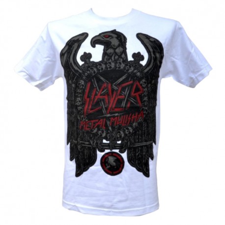 Slayer x Metal Mulisha Shirt Eagle White