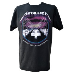 Metallica Playera Master Of Puppets Charcoal