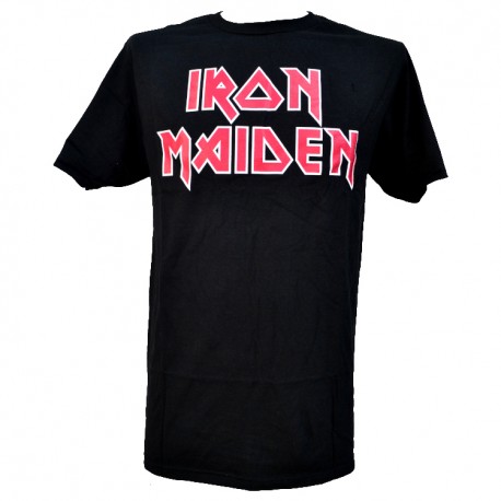 Iron Maiden Playera Glitter Logo