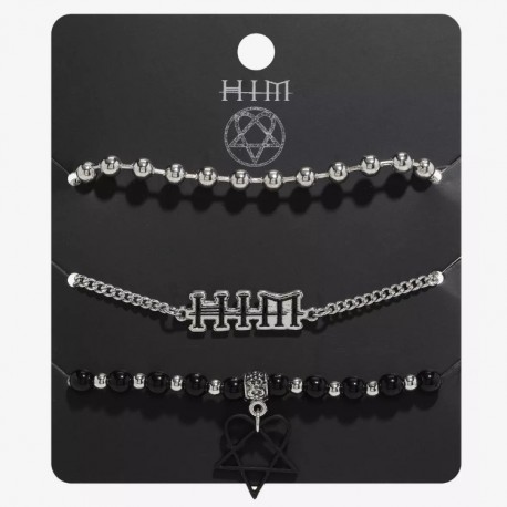 HIM Bracelet Set Heartagram