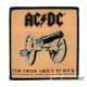 AC/DC Parche For Those About To Rock